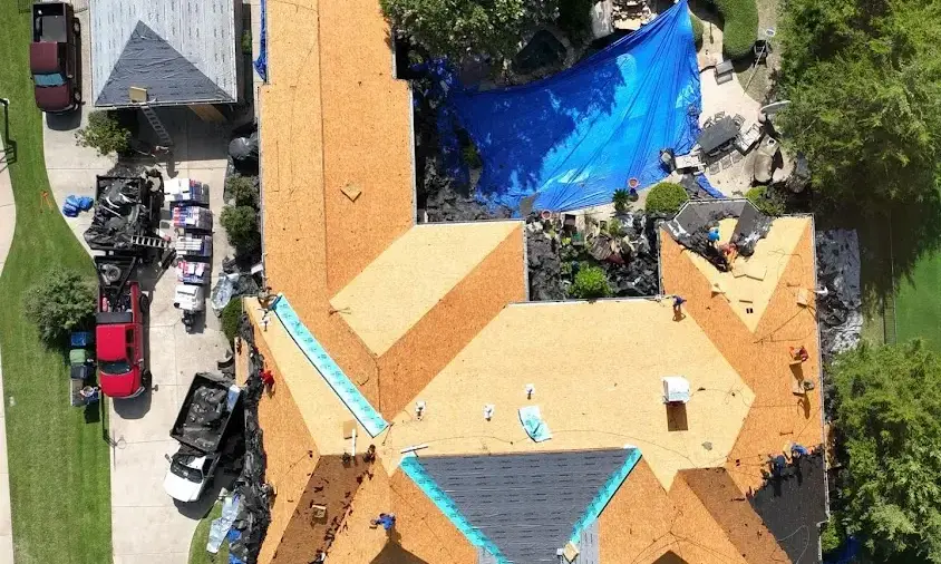 Professional Roof Repair being performed in Seven Corners